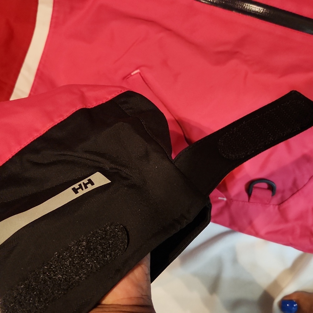 Helly Hanson Salt Flag Pink Red Waterproof Sailing Jacket (Size XS) - Picture 7 of 16